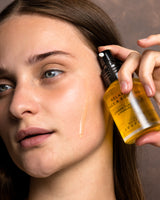 relaxing face oil