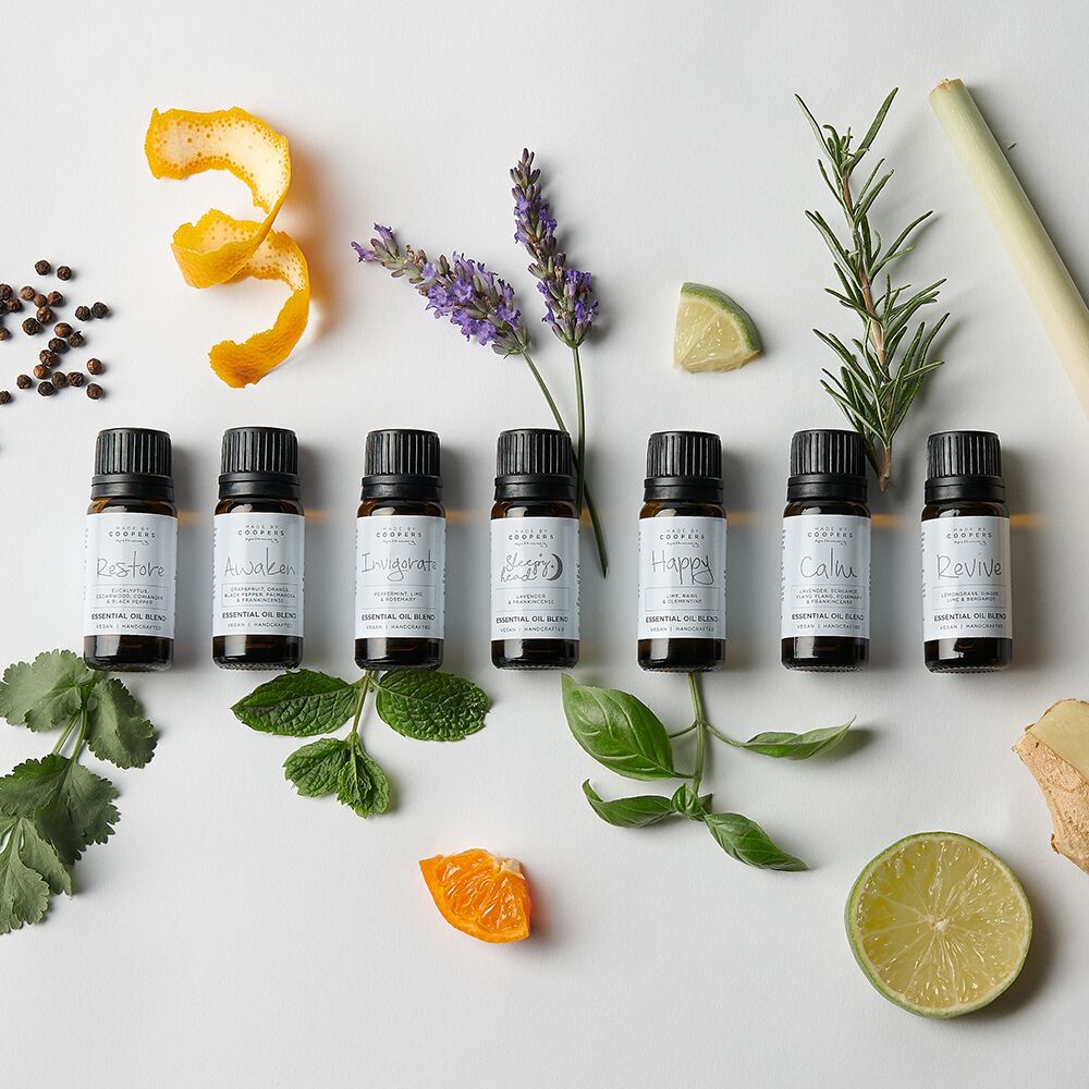 Essential Oil Blends, UK Made By Coopers