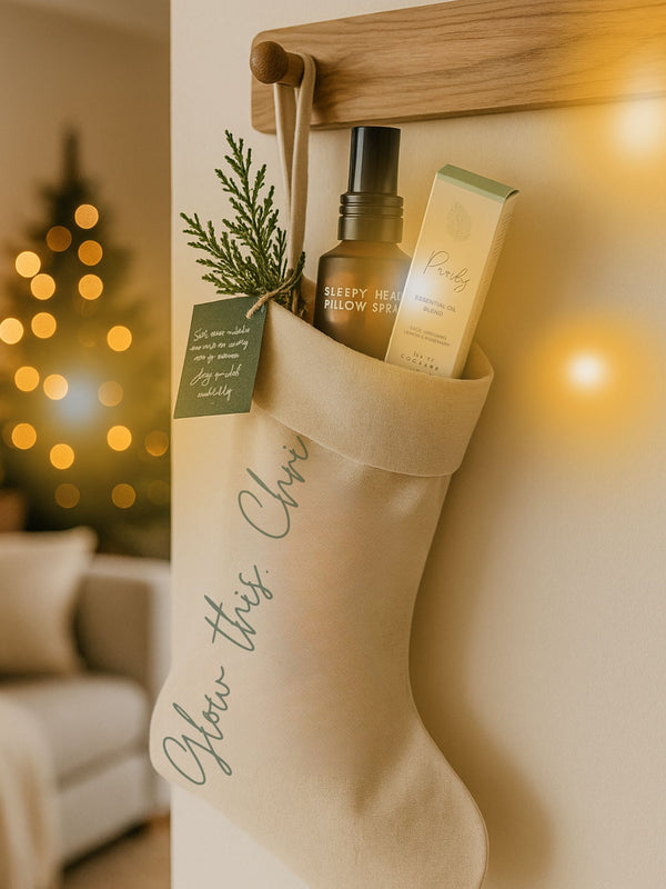 Christmas Stocking with Meditation (empty to build your own gift)