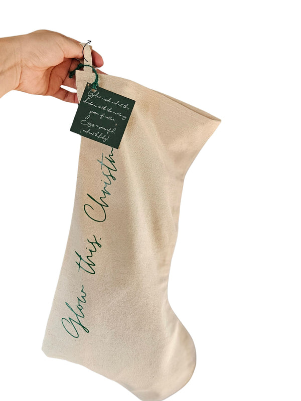 Christmas Stocking with Meditation (empty to build your own gift)